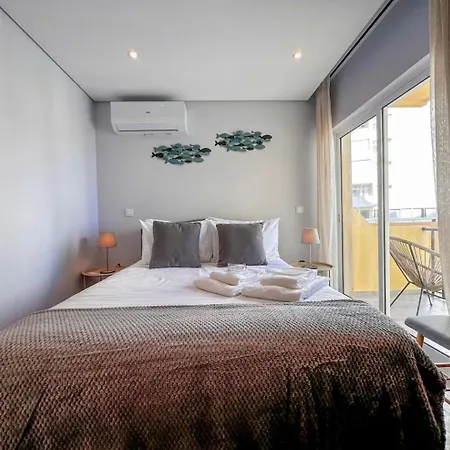 Algarve Blue T2 Vista Mar E 2 Casas De Banho Da Rocha Ed Acropole Apartment